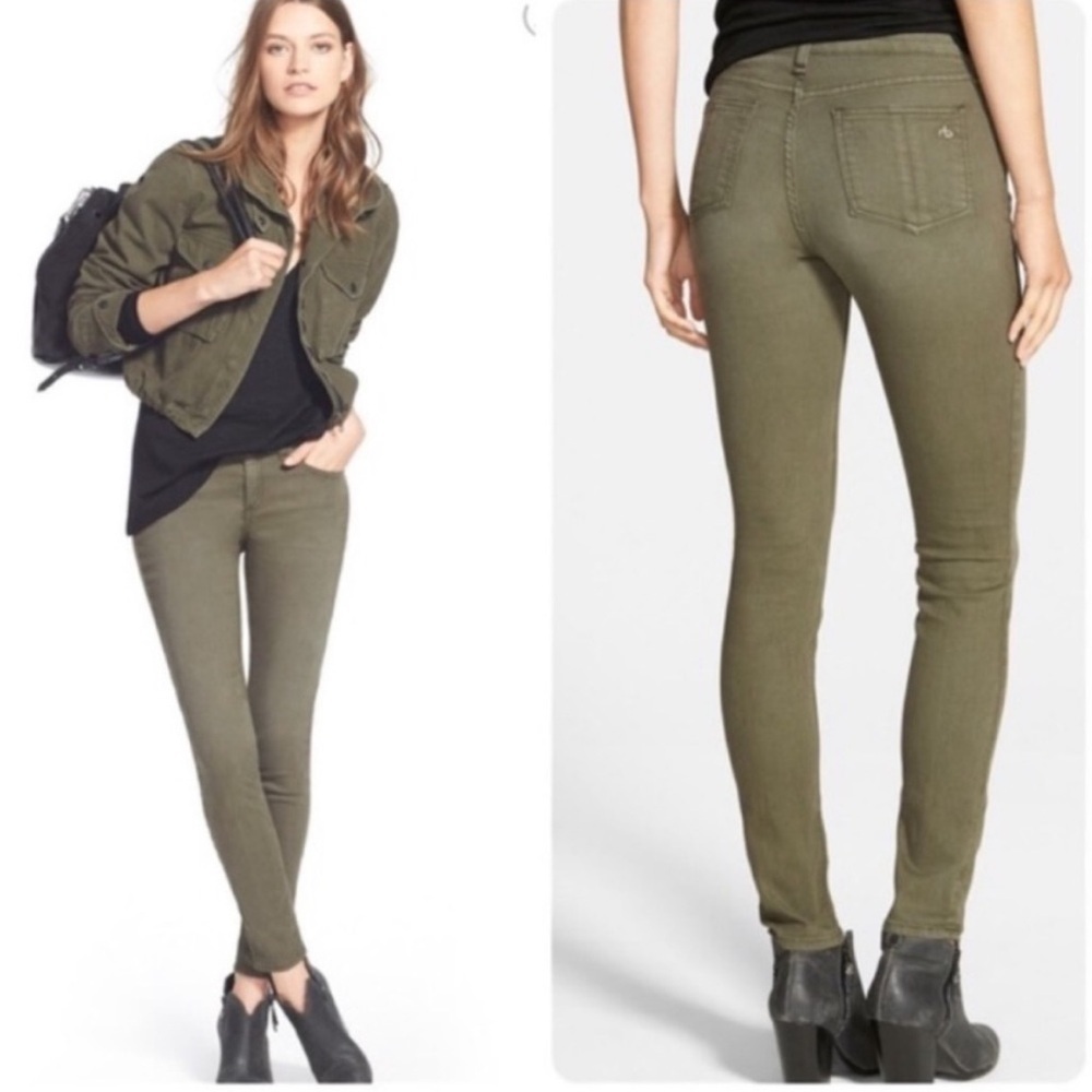 RAG & BONE Skinny Jeans in Distressed Fatigue